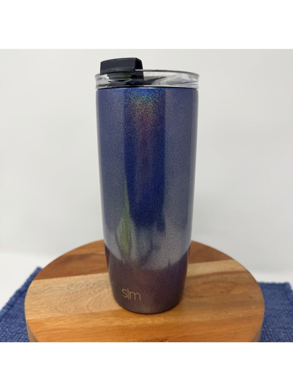 Simple Modern Voyager 16oz Stainless Steel Travel Mug Shimmer Purple Coffee